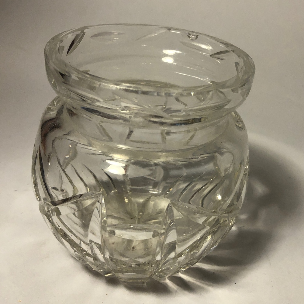 Vintage, Crystal Condiments / Jelly jar.